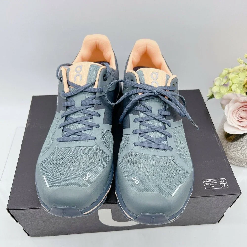 On Cloudace Womens Size US 11 Road Running Shoe Sea/Almond - Picture 3 of 9